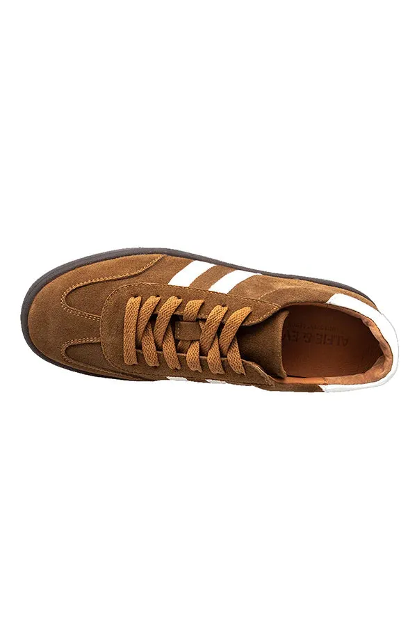 Aloha Sneaker  -  Khaki/White suede