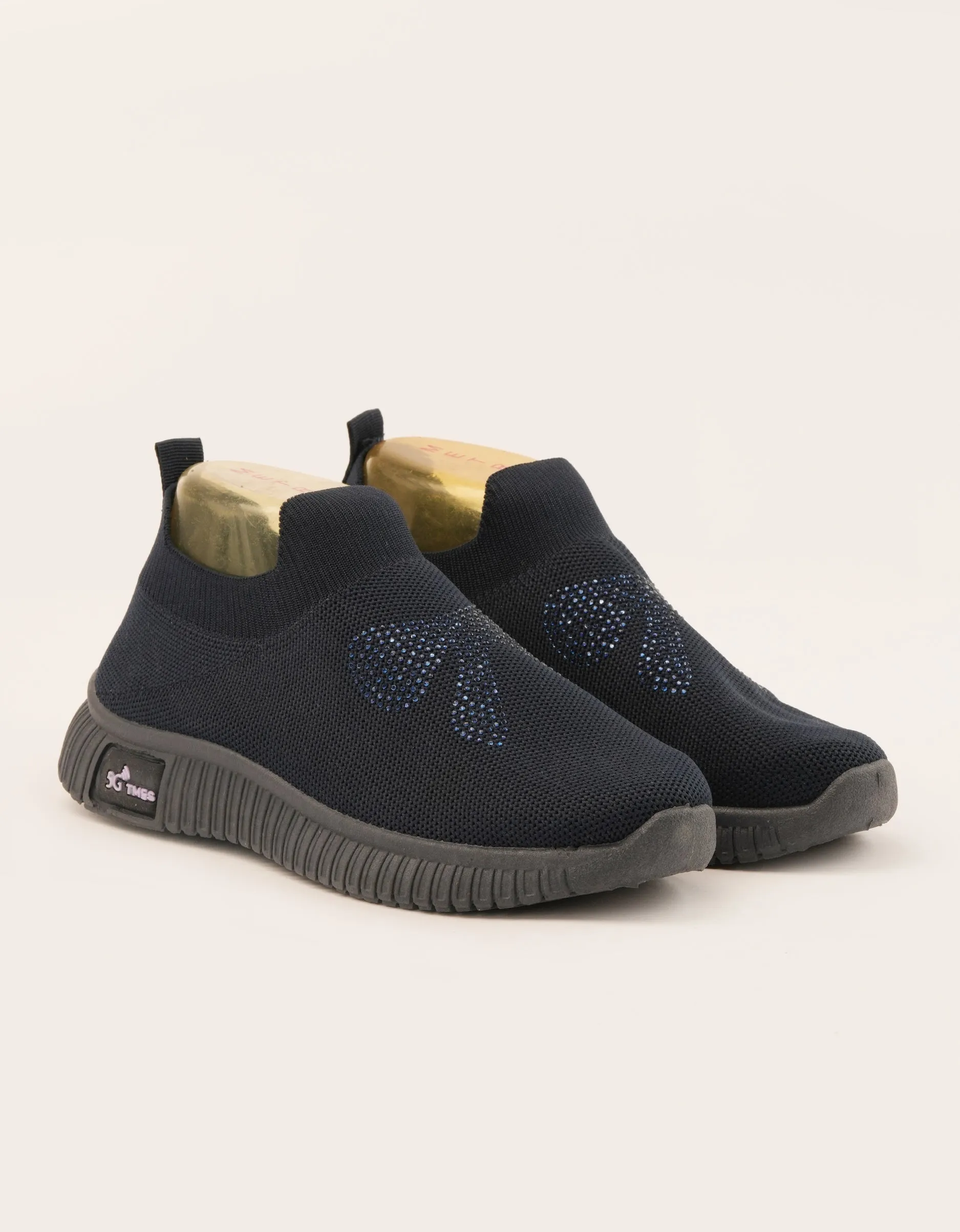 Azure Breeze Slip-On Sneakers - Ocean Blue