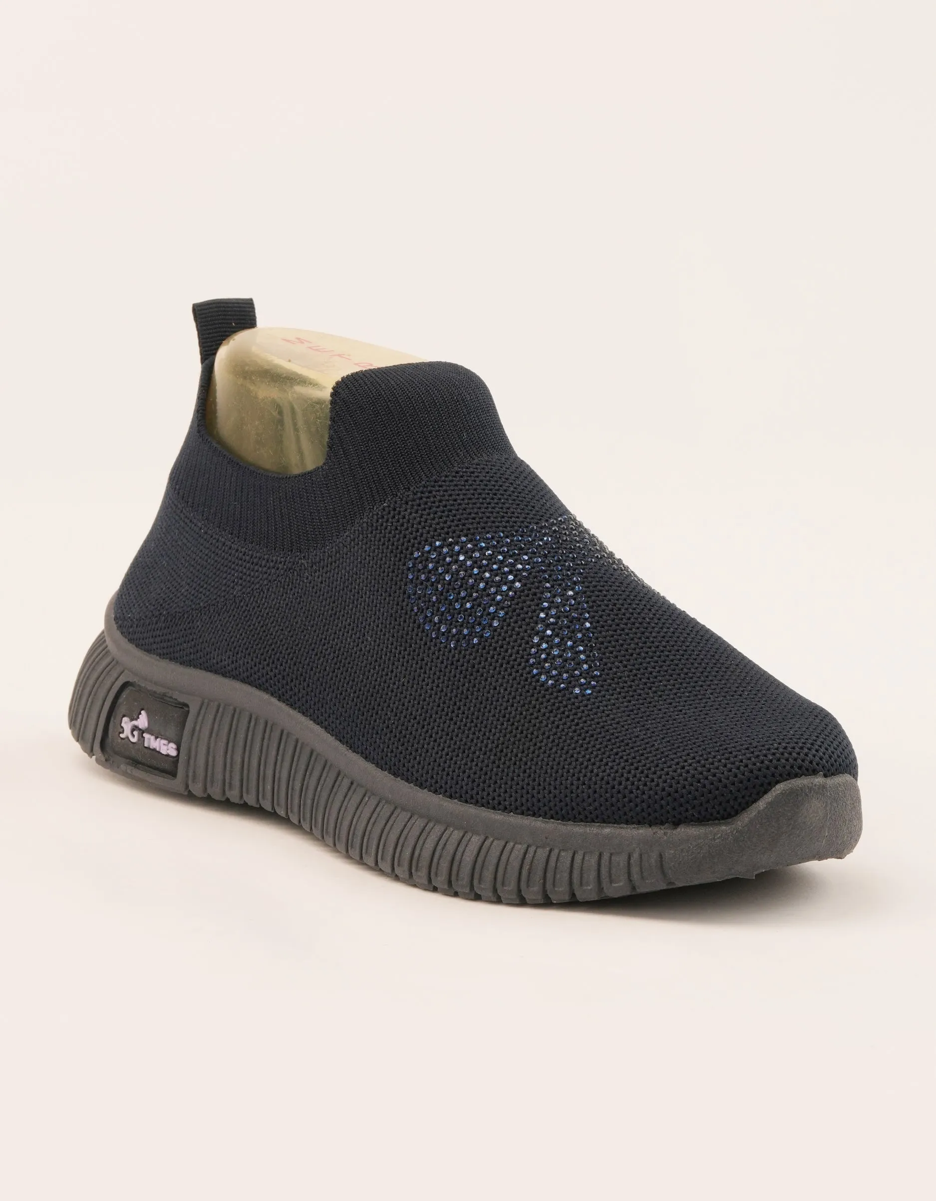 Azure Breeze Slip-On Sneakers - Ocean Blue