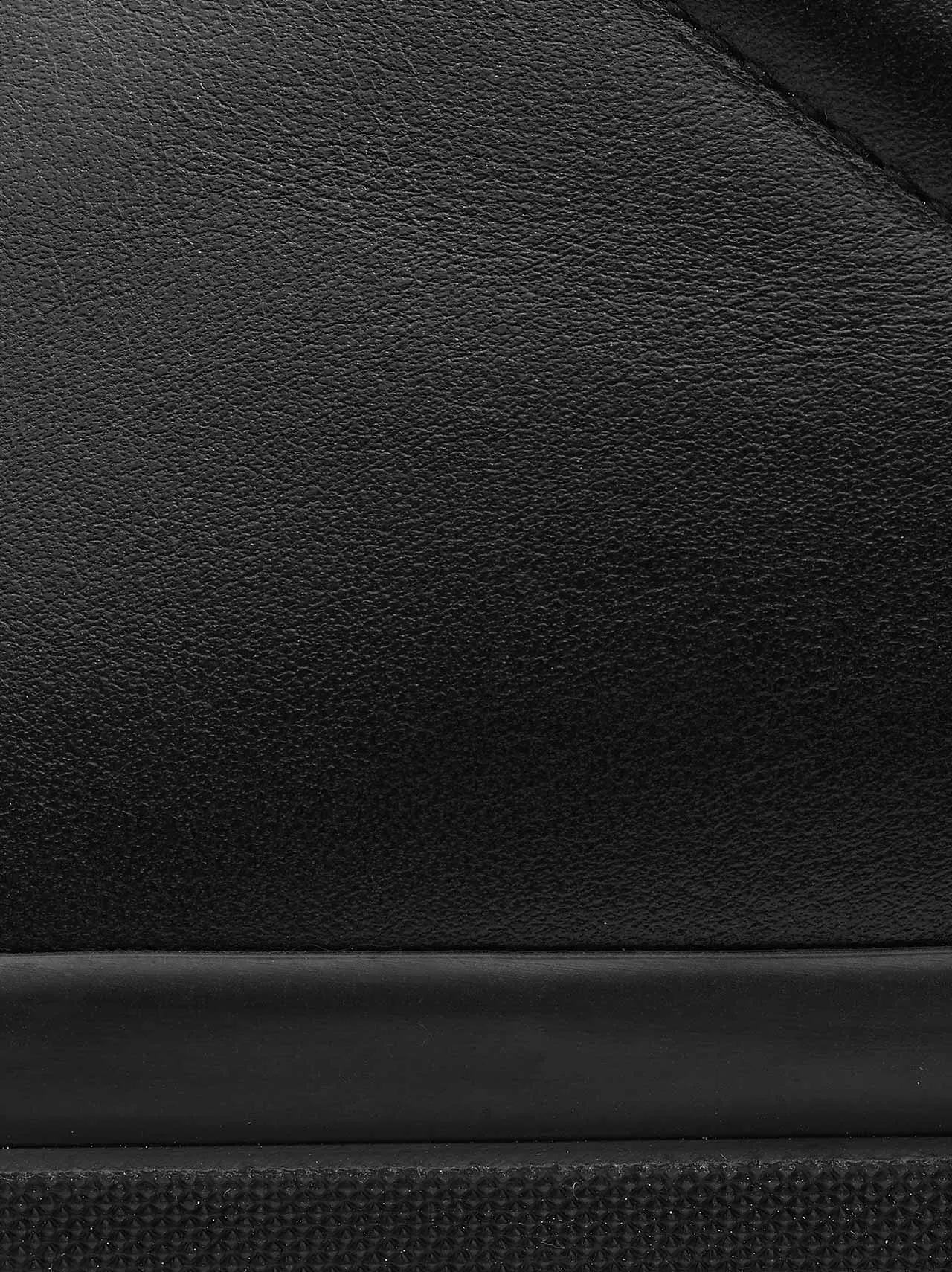 Black Patent Finish Sneakers