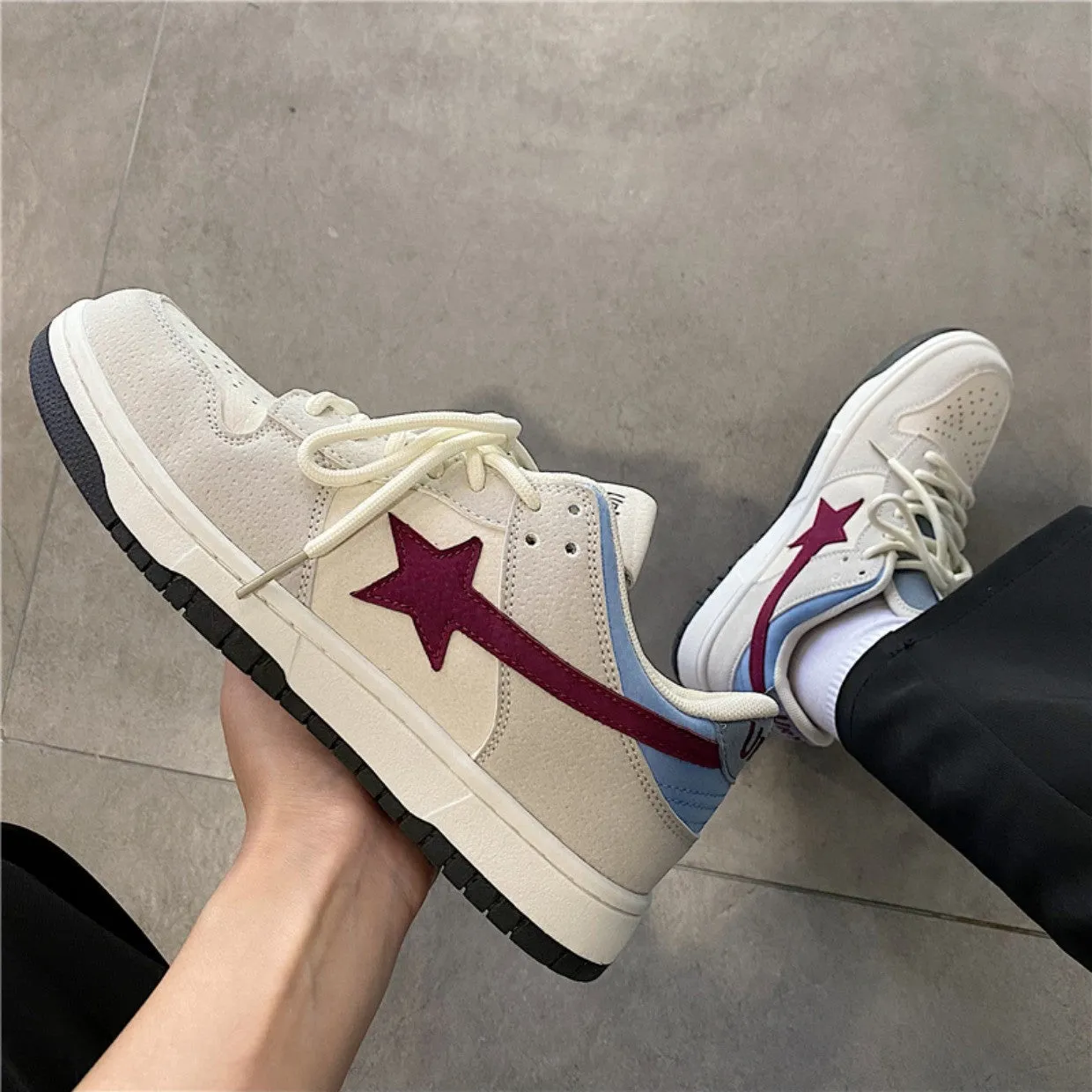 Colorful Edgy Walking Shoes