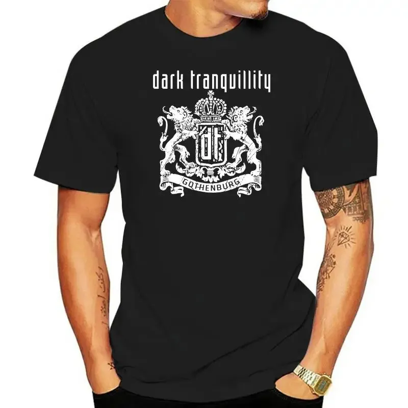 Dark Tranquillity Gothenburg Black T-Shirt Cotton Tshirt Melodic Death Metal Humor Casual Tee Tops