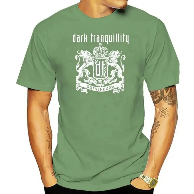 Dark Tranquillity Gothenburg Black T-Shirt Cotton Tshirt Melodic Death Metal Humor Casual Tee Tops