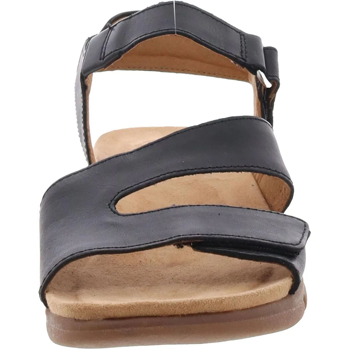 Easy Spirit Womens Mave Leather Strappy Slingback Sandals