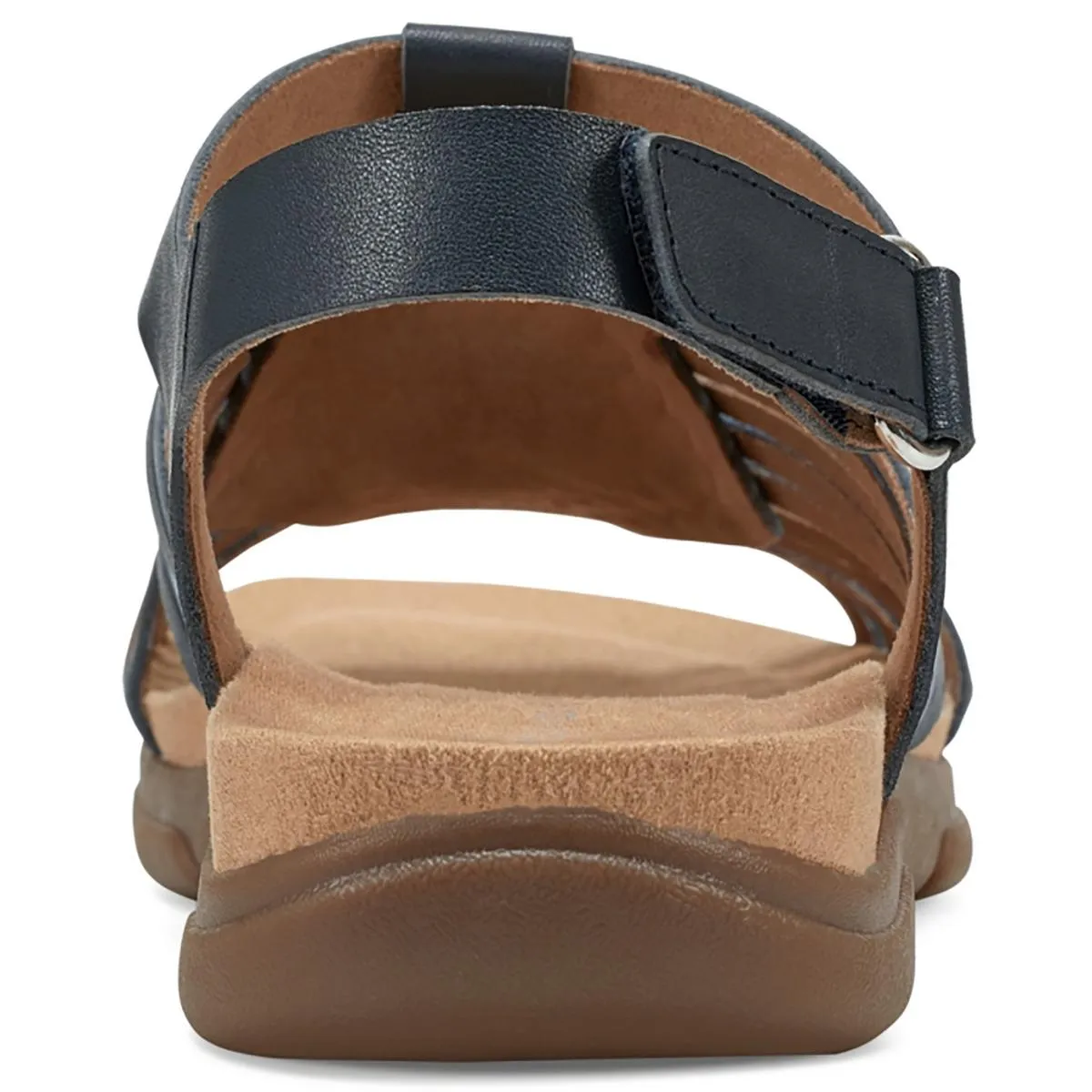 Easy Spirit Womens Mave Leather Strappy Slingback Sandals