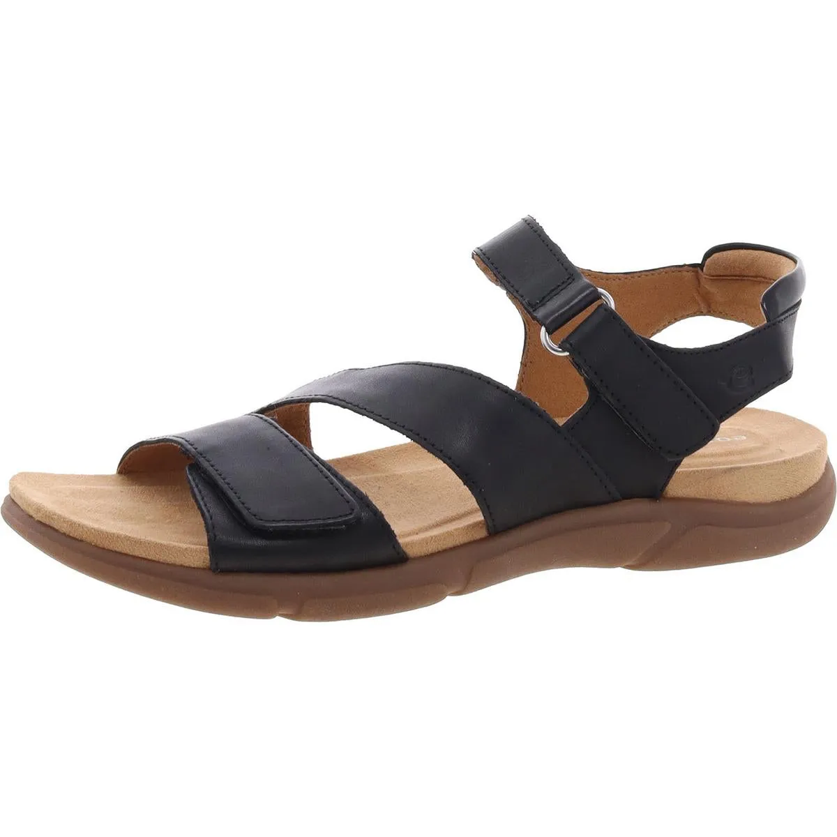 Easy Spirit Womens Mave Leather Strappy Slingback Sandals