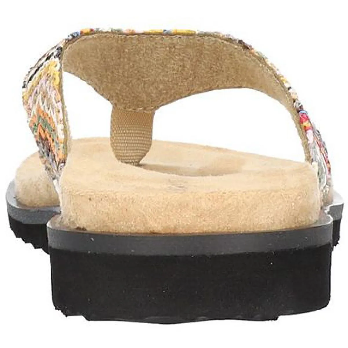 Easy Street Womens Stevie Padded Insole Open Toe Thong Sandals