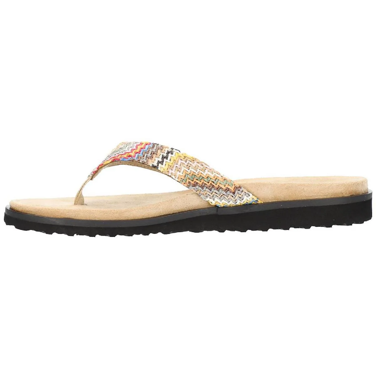 Easy Street Womens Stevie Padded Insole Open Toe Thong Sandals