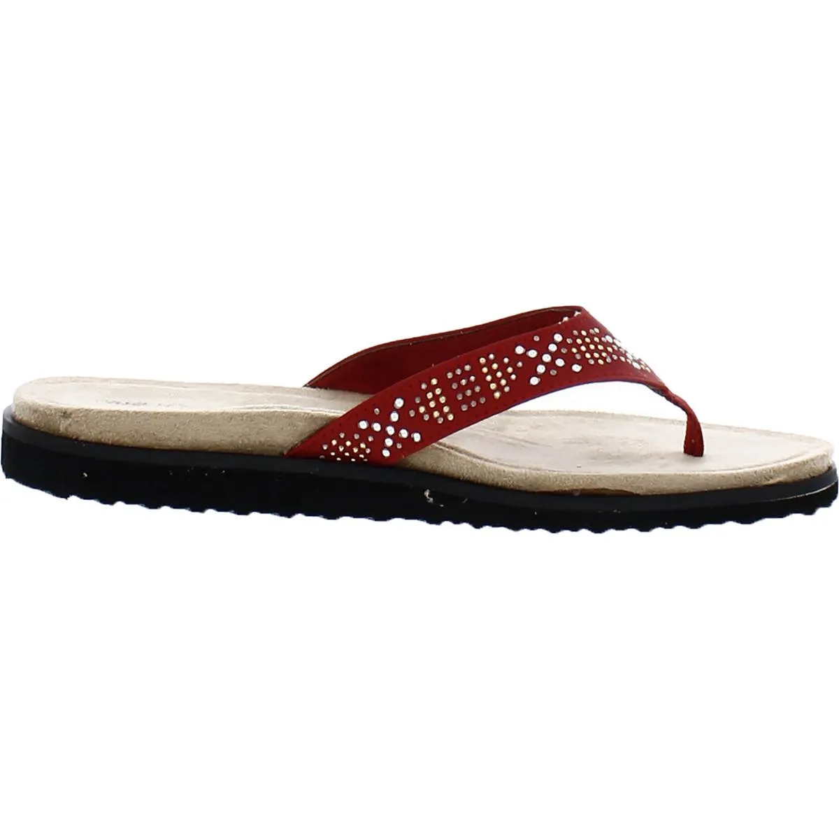 Easy Street Womens Stevie Padded Insole Open Toe Thong Sandals