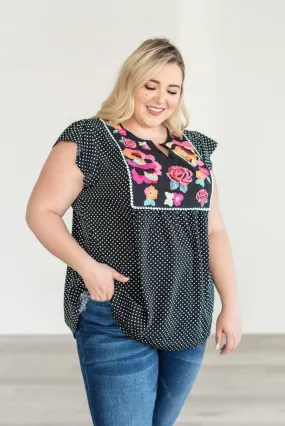 Easy to Admire Embroidered Top