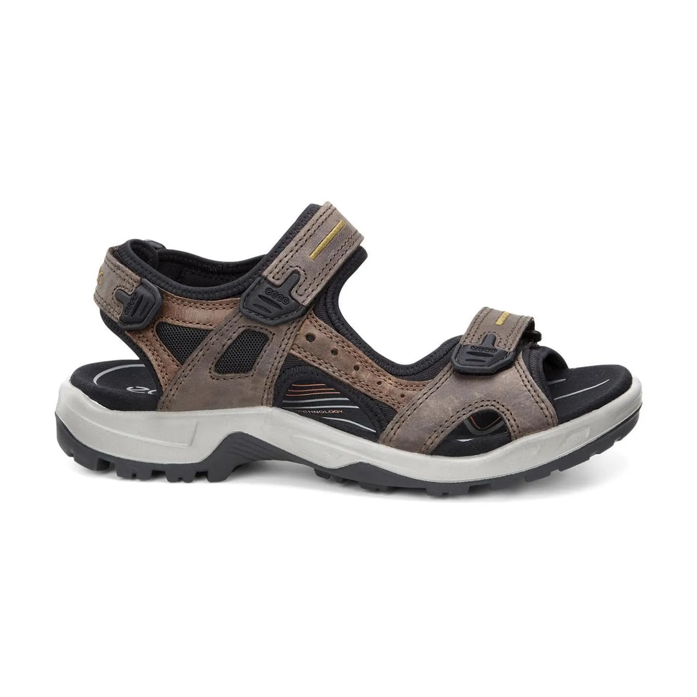 Ecco Men's Offroad Sandals- Espresso/ Cocoa Brown