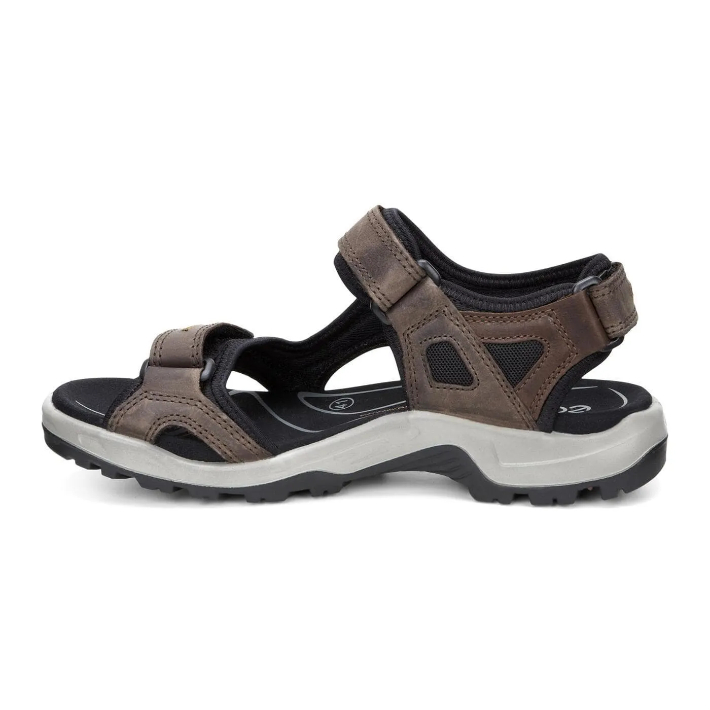 Ecco Men's Offroad Sandals- Espresso/ Cocoa Brown