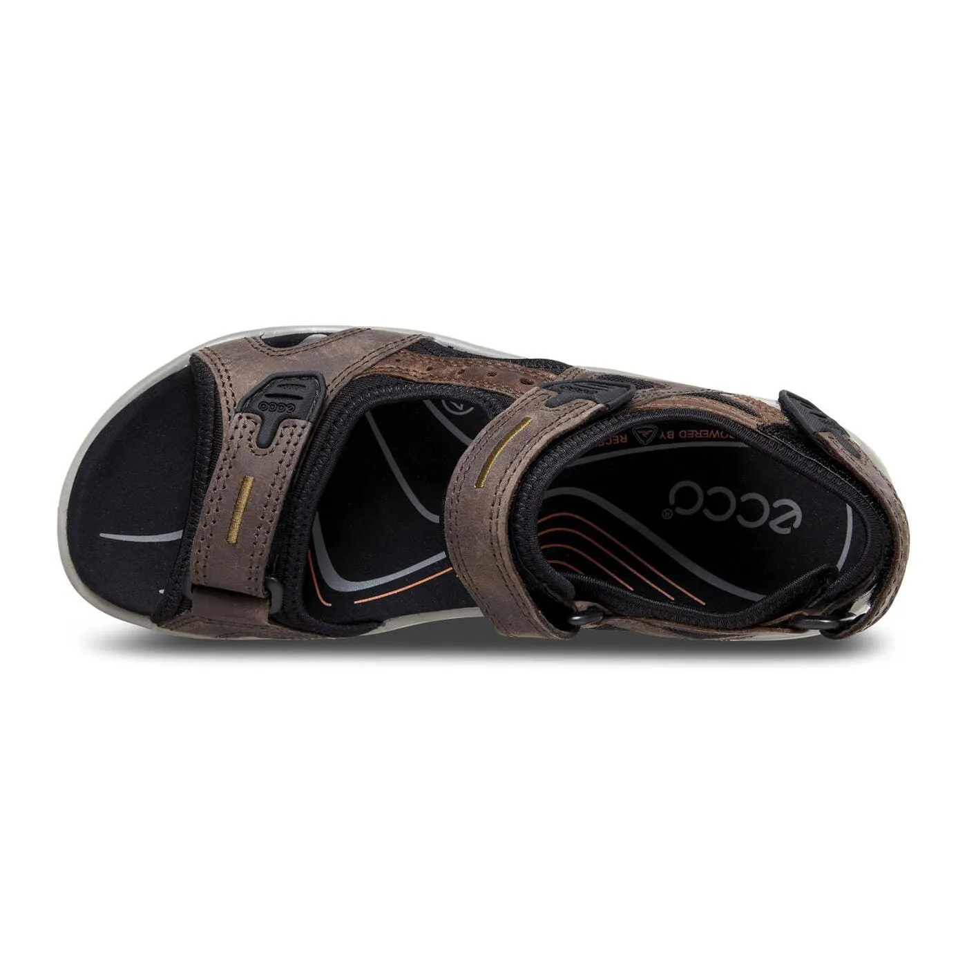 Ecco Men's Offroad Sandals- Espresso/ Cocoa Brown