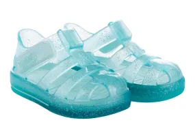 Igor S10265 Girl's Star Glitter Sandal - Aguamarina