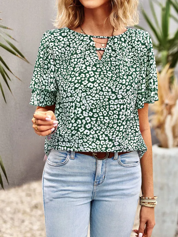 Keturah New Ladies Casual Bohemian Shirt Tops