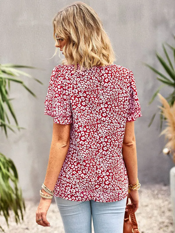 Keturah New Ladies Casual Bohemian Shirt Tops