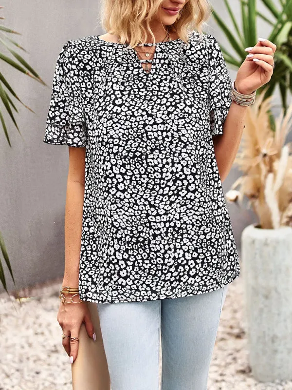 Keturah New Ladies Casual Bohemian Shirt Tops