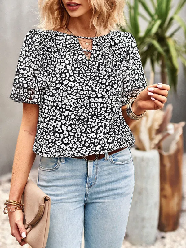 Keturah New Ladies Casual Bohemian Shirt Tops