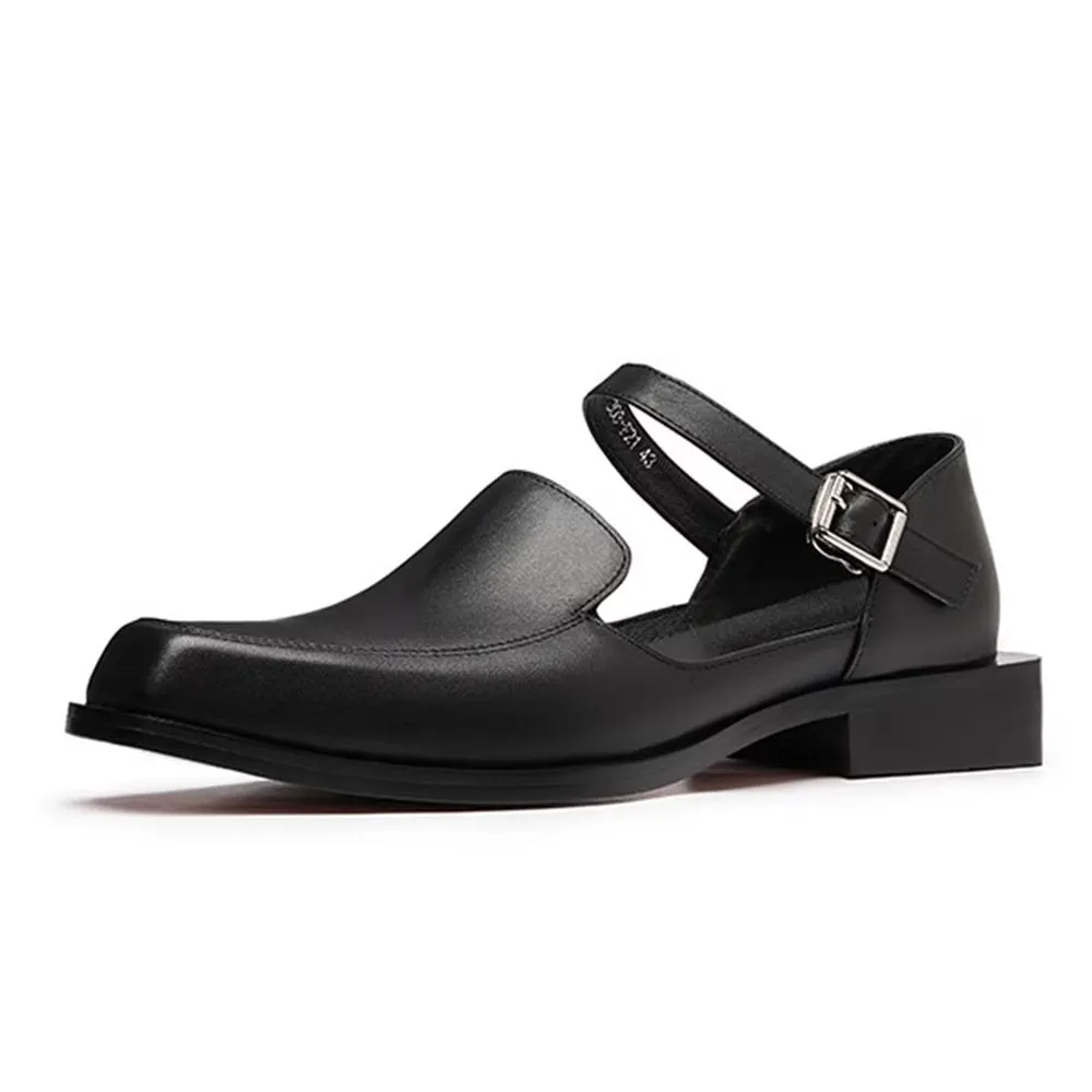 Luxalon Elegance Buckle Loafers