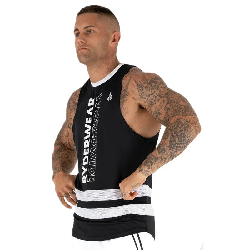 Men's Casual Cotton Tank Top "Ryderwear Worldwide"