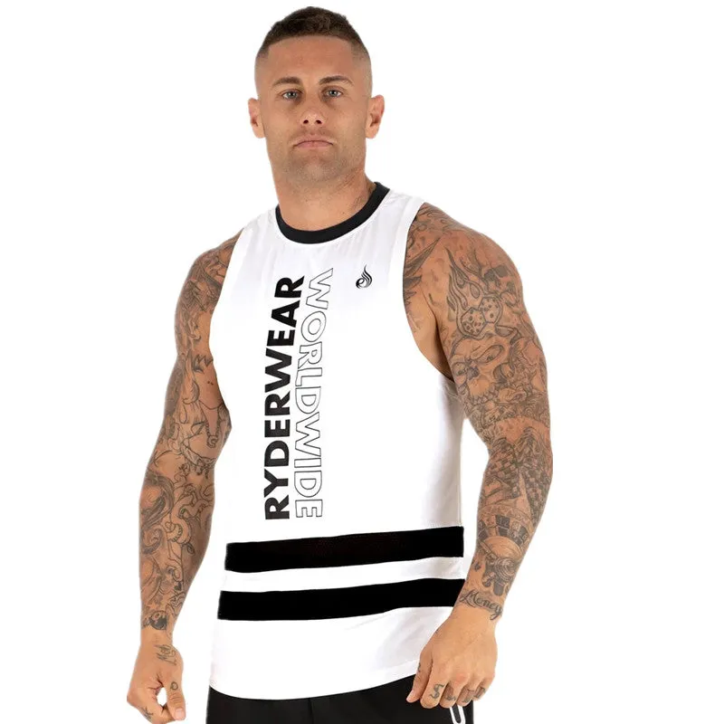 Men's Casual Cotton Tank Top "Ryderwear Worldwide"