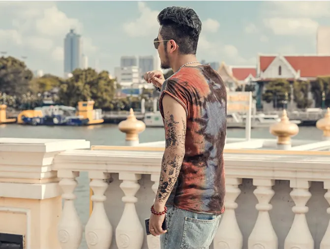 Men's Summer Retro Cotton Tank Top