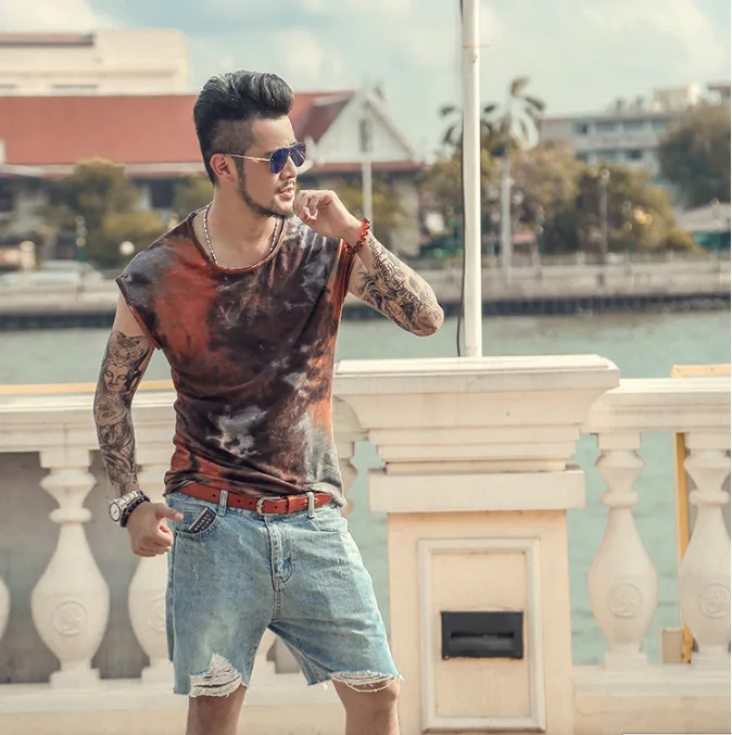 Men's Summer Retro Cotton Tank Top