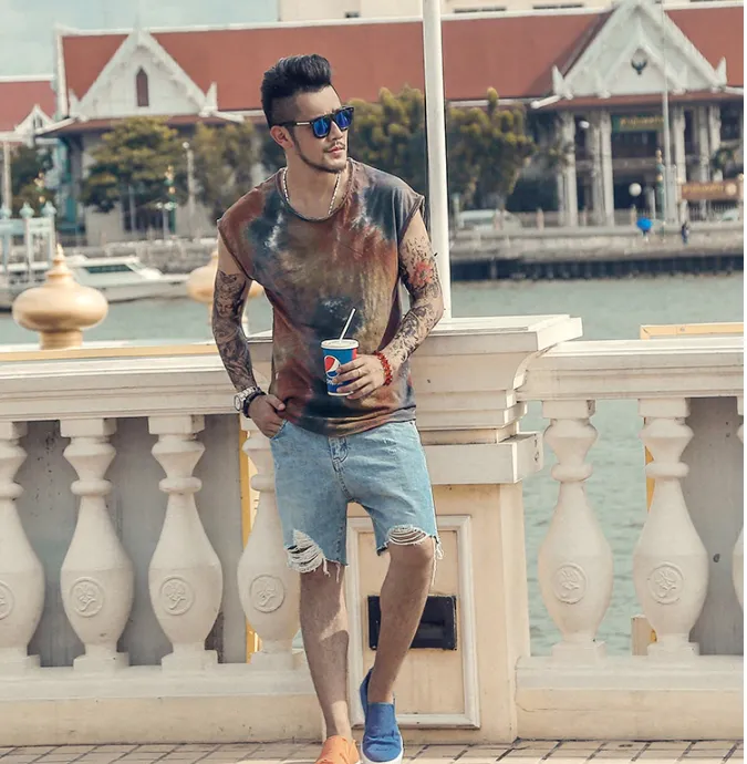 Men's Summer Retro Cotton Tank Top