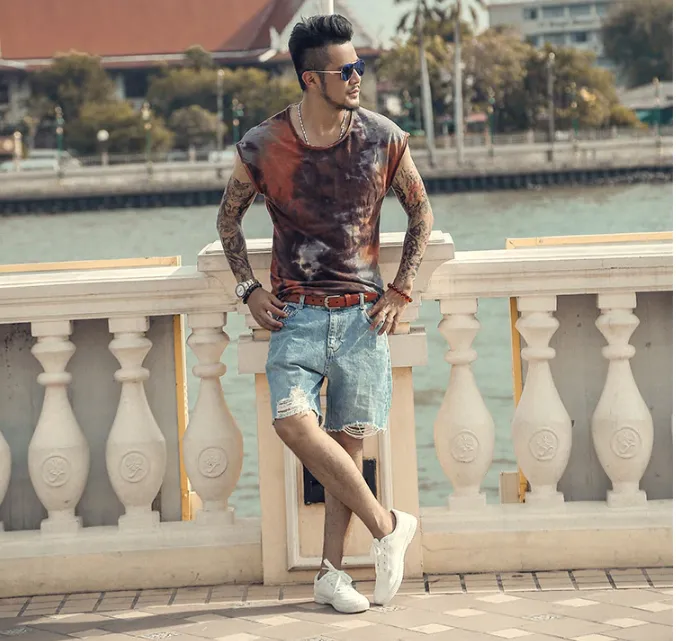 Men's Summer Retro Cotton Tank Top