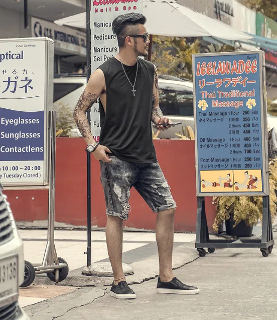 Men's Summer Sleeveless T-Shirt