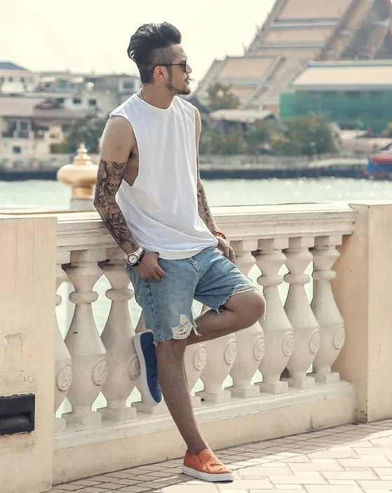 Men's Summer Sleeveless T-Shirt