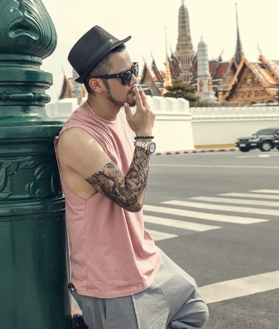 Men's Summer Sleeveless T-Shirt