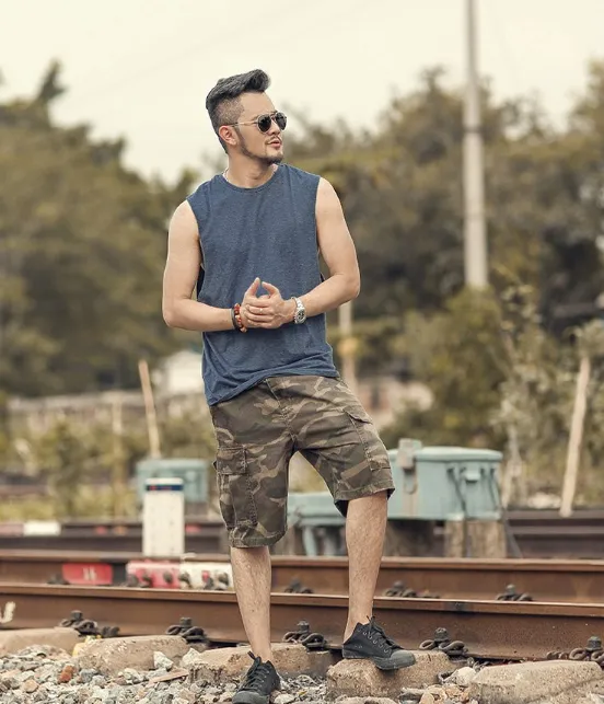 Men's Summer Sleeveless T-Shirt
