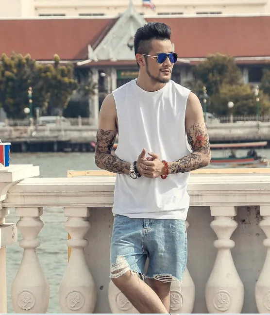 Men's Summer Sleeveless T-Shirt