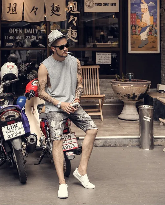 Men's Summer Sleeveless T-Shirt