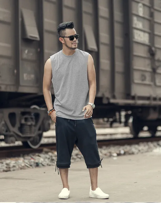 Men's Summer Sleeveless T-Shirt