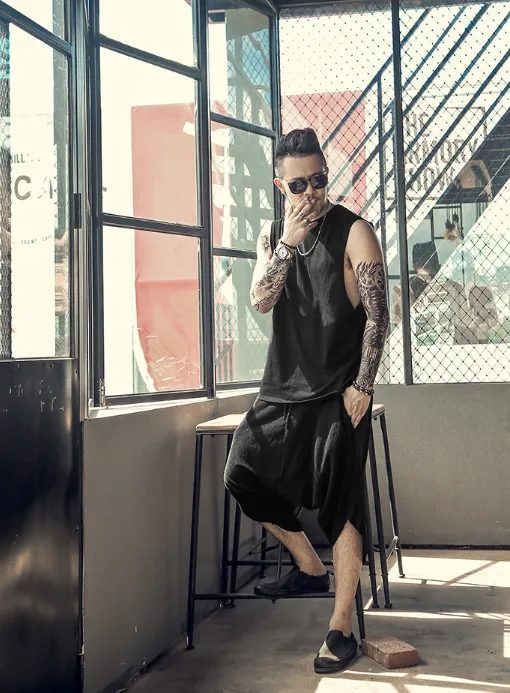 Men's Summer Sleeveless T-Shirt