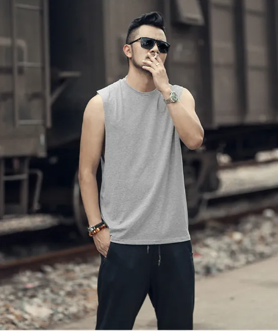 Men's Summer Sleeveless T-Shirt