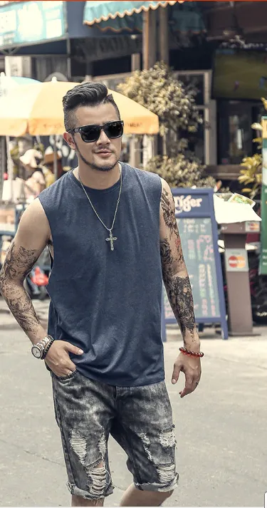 Men's Summer Sleeveless T-Shirt