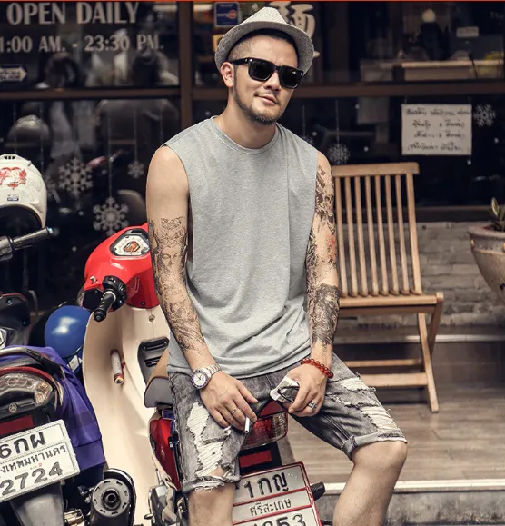 Men's Summer Sleeveless T-Shirt