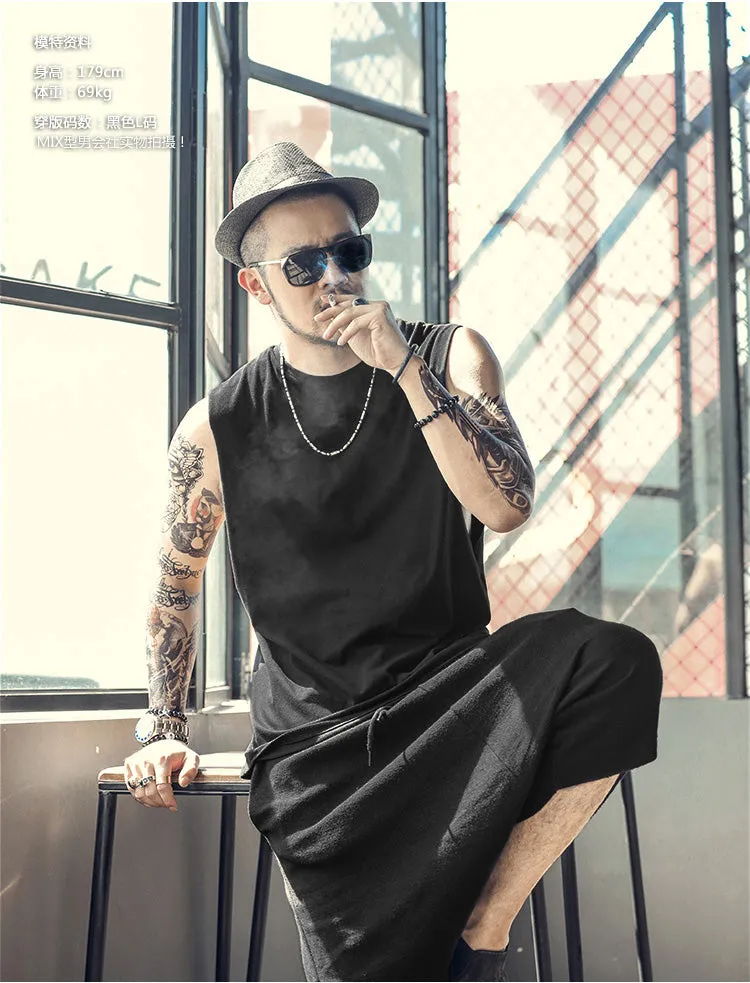 Men's Summer Sleeveless T-Shirt