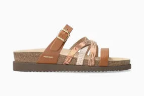 Mephisto Women's Huleda Sandals- Camel Graphic