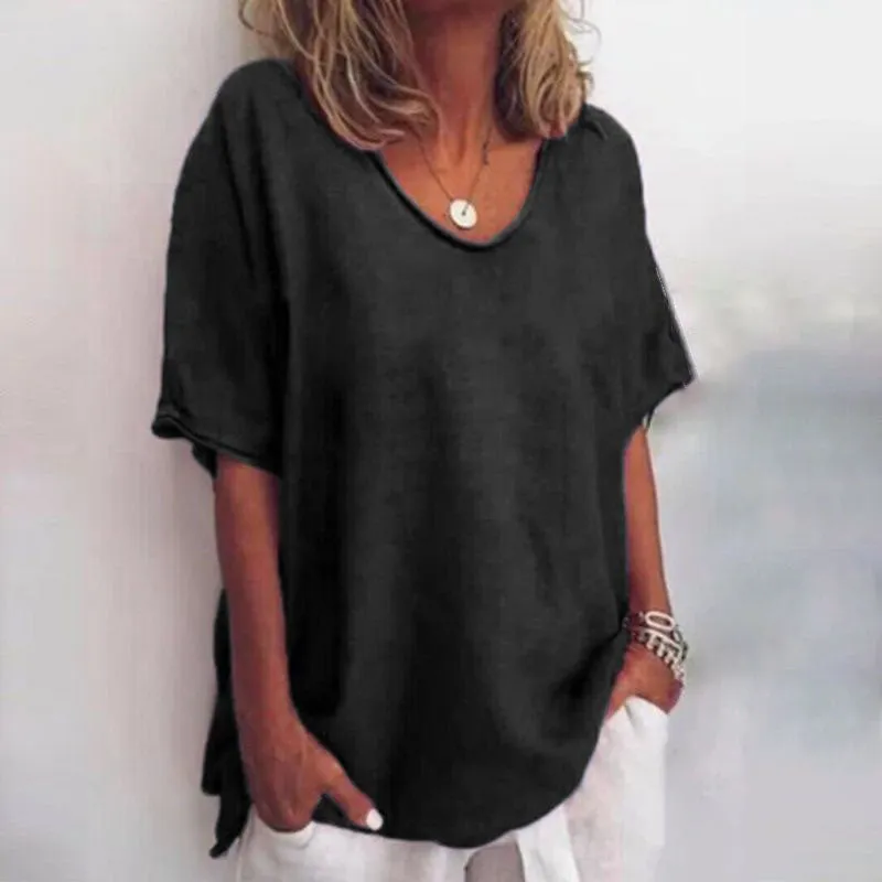 Miranda - Comfortable Loose Blouse