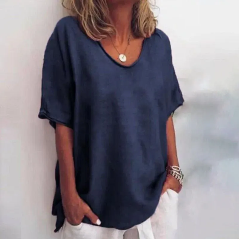 Miranda - Comfortable Loose Blouse