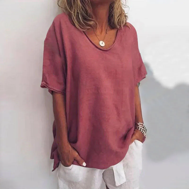 Miranda - Comfortable Loose Blouse