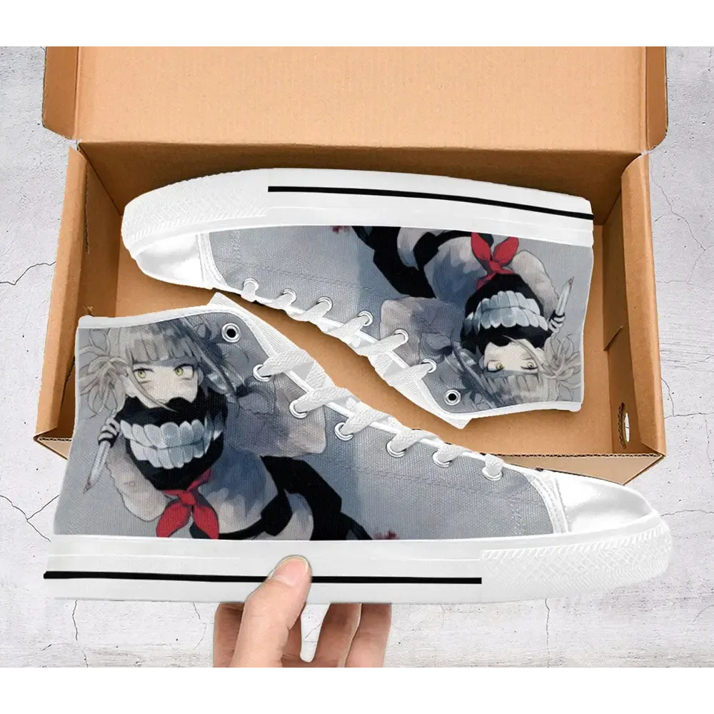My Hero Academia Himiko Toga Shoes High Top Sneakers for Kids and Adults