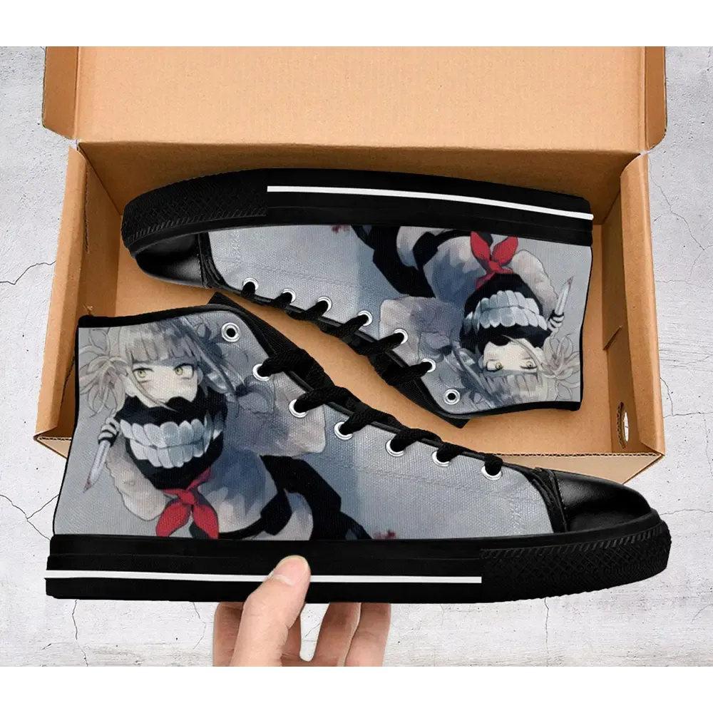 My Hero Academia Himiko Toga Shoes High Top Sneakers for Kids and Adults