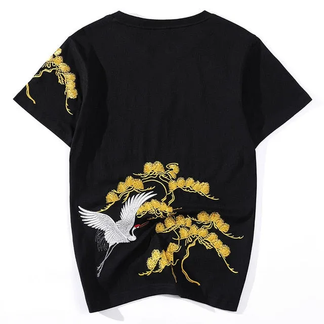New Popular brand short sleeve men short sleeve summer hip hop T-shirt Chinese style lovers