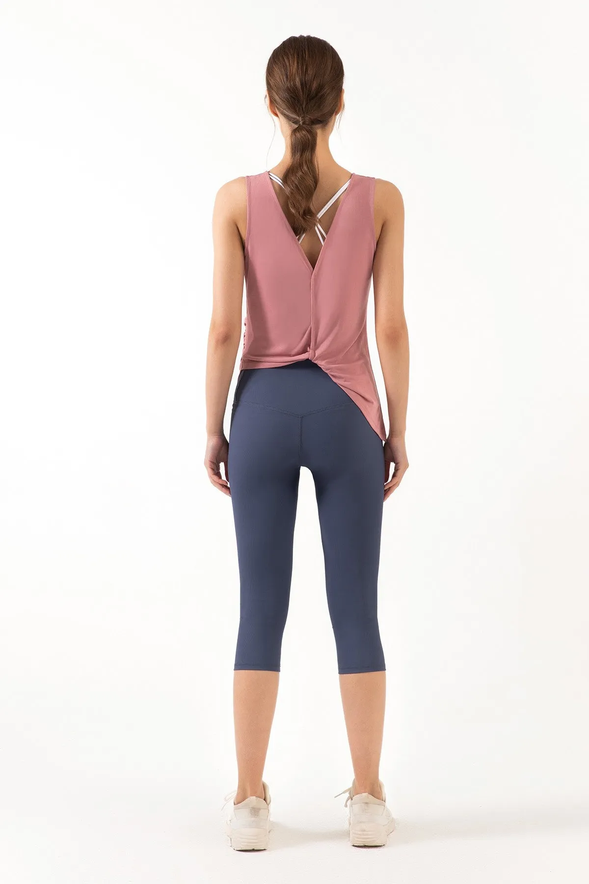 Reversible Wear Asymmetrical Hem Tank Tops