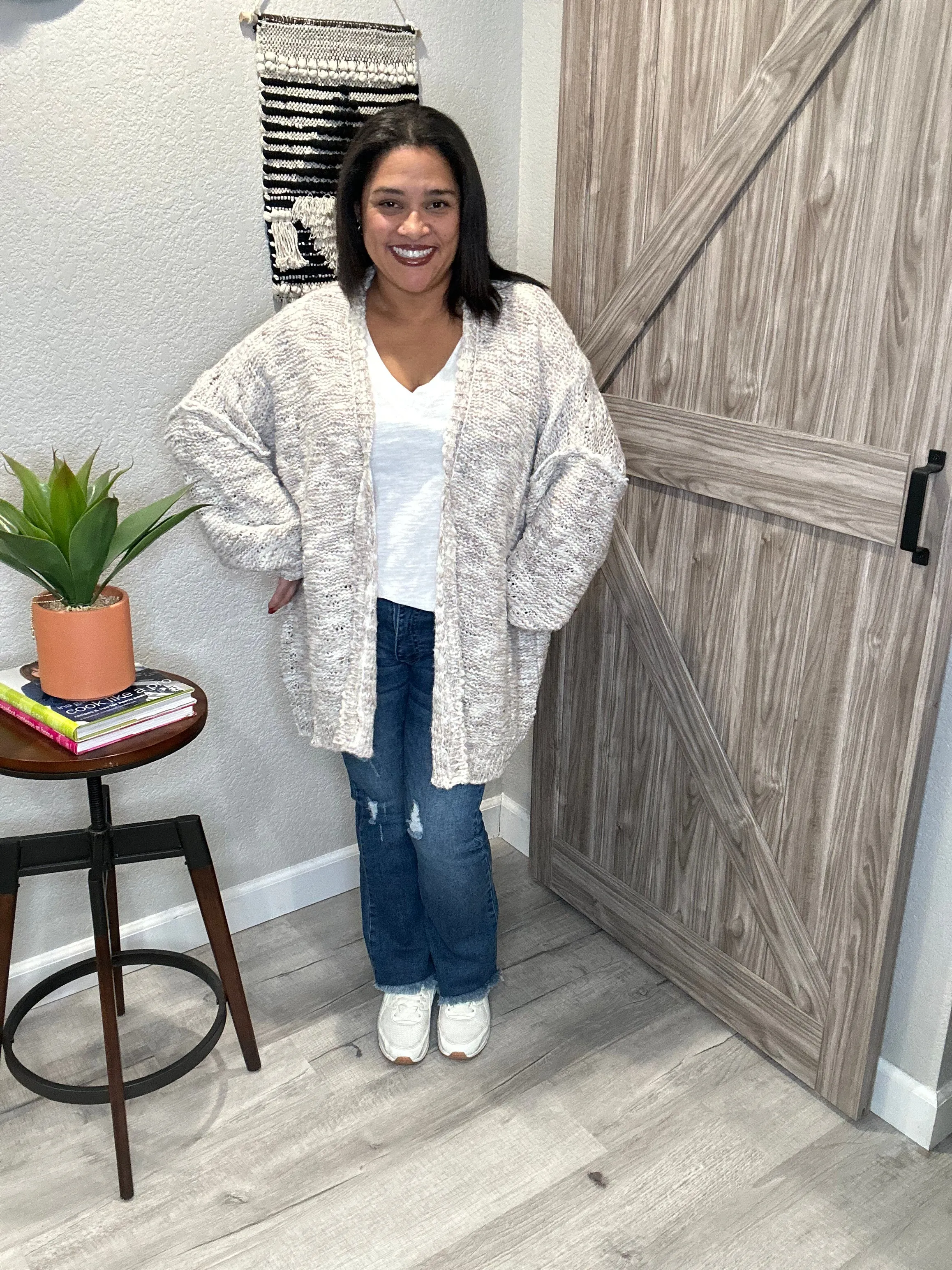 Saltwater Luxe Rise Loose Knit Open Cardigan